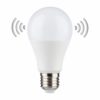 Müller-Licht LED Leuchtmittel Birnenform A60 5,8W = 40W E27 2700K Warmweiß Bewegungsmelder Sensor