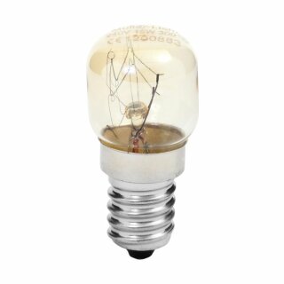 Backofenlampe 300° T22 Röhre 15W E14 klar Glühbirne Glühlampe 15 Watt warmweiß 2400K dimmbar