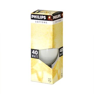 Philips Glühbirne Kerze Softone Yellow Gelb 40W E14 Glühlampe 40 Watt Glühbirnen Glühlampen