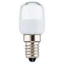 10 x LED Leuchtmittel Kühlschranklampe Röhre T25 1W = 10W E14 klar 75lm warmweiß 2700K