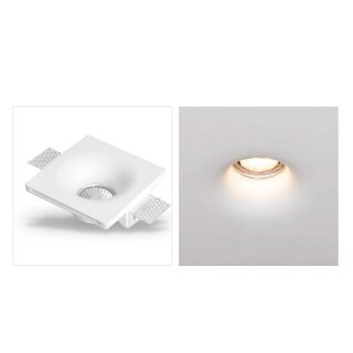 Gipseinbauleuchte Rund abgerundet Ø120mm GU10 max. 35W Gipsleuchte Einbaustrahler Deckenspot Downlight Deckenleuchte