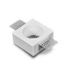 Gipseinbauleuchte Rund Ø80mm GU10 max. 35W Gipsleuchte Einbaustrahler Deckenspot Downlight Deckenleuchte