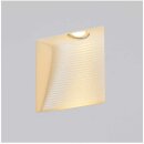 LED Gips-Wandeinbauleuchte Eckig Struktur 170x142x45mm...