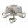 Brilliant Deckenleuchte Strahler Halina Eisen/Chrom 3x max. 10W GU10 230V schwenkbar ohne Leuchtmittel