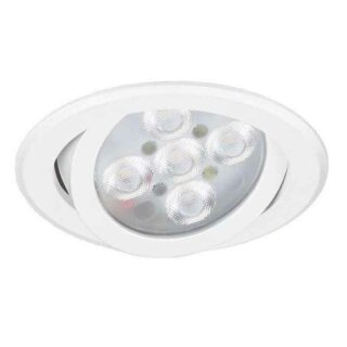 Philips LED Einbaustrahler Downlight schwenkbar Weiß 6W 500lm warmweiß 3000K dimmbar