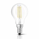 Bellalux LED Filament Leuchtmittel Tropfen 2,5W = 25W E14 klar 250lm 827 warmweiß 2700K