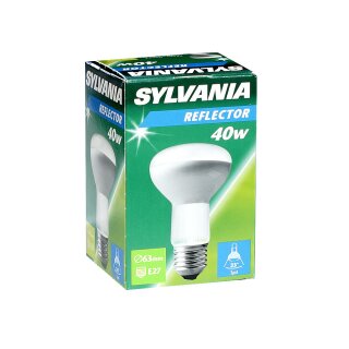 Sylvania Reflektor Glühbirne R63 40W E27 matt Glühlampe...