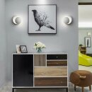 LED Wandleuchte Weiß Rund drehbar 5W 3000K IP20