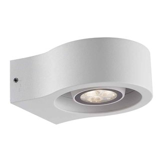 LED Design-Wandleuchte Wandlampe weiß 3 x 2W 218lm 3000K Warmweiß Indoor/Outdoor