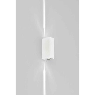 LED Wandleuchte Wandlampe weiß Up&Down 6W 375lm kaltweiß 6000K Tageslicht innen & außen IP54