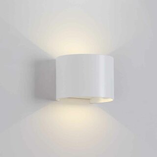LED Wandleuchte Wandlampe weiß rund 6W 780lm 3000K Warmweiß Indoor/Outdoor