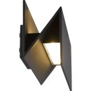 LED Design Wandleuchte Graphit schwarz Wandlampe Up&Down 15W 634lm 3000K für innen & außen