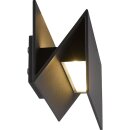 LED Design Wandleuchte Graphit schwarz Wandlampe...