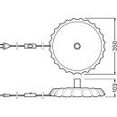 Osram Vintage Edition 1906 Bottle Cap Wand- & Tischleuchte mit E27 Fassung ohne Leuchtmittel