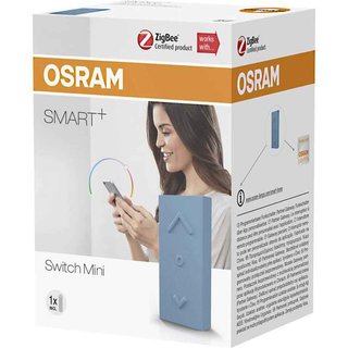Osram Smart+ Switch Zigbee Lichtschalter Mini Blau Dimmer und Fernbedienung für LED Lampen