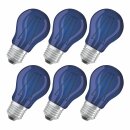 6 x Osram LED Filament Leuchtmittel Tropfen bunt 1,6W =...