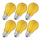 6 x Osram LED Filament Leuchtmittel Tropfen bunt 1,6W =...