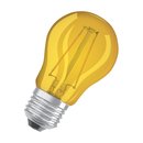 6 x Osram LED Filament Leuchtmittel Tropfen bunt 1,6W = 15W E27 gelb