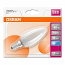 6 x Osram LED Filament Leuchtmittel Kerze 4W = 40W E14 matt 840 neutralweiß 4000K