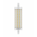 9 x Osram LED Leuchtmittel Stab Star Line 12,5W = 100W R7s 118mm warmweiß 2700K