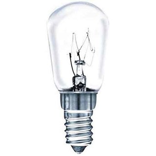 Kühlschranklampe Röhre T26 Birnenformlampe 15W E14 klar 110lm warmweiß 2400K dimmbar