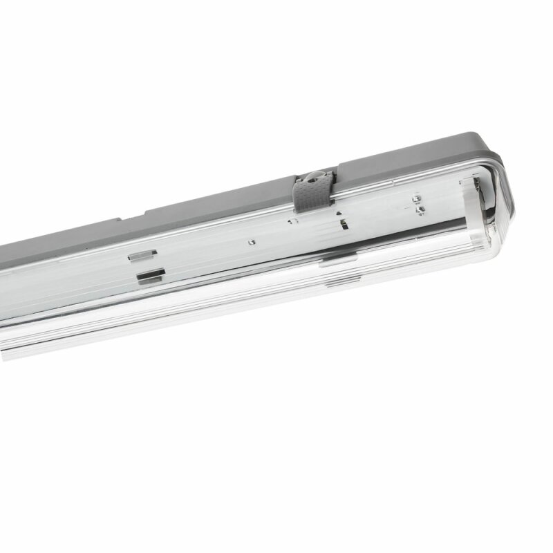 LED Feuchtraumleuchte Wannenleuchte Außenanwendung 1 x LED Röhre KVG 150cm IP65 LED Feuchtraumleuchte Wannenleuchte Außenanwendung 1 x LED Röhre KVG 150cm IP65