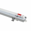 LED Feuchtraumleuchte Wannenleuchte 127cm IP65 für 1 x T8 LED Röhre G13 120cm