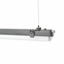 LED Feuchtraumleuchte Wannenleuchte 127cm IP65 für 1 x T8 LED Röhre G13 120cm