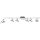 Paulmann Schienensystem Rail System Spice Wasabi 300 Chrom matt 6 x 50W GU5,3 12V Halogen