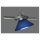 Paulmann Spot Verre Wire System Titan/Blau 35W GU4 warmweiß 2900K 12V Halogen