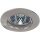 Paulmann Einbauleuchte Premium Line rund Eisen gebürstet IP44 50W GU5,3 230/12V Halogen