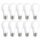 10 x Spectrum LED Leuchtmittel Birnenform 13W = 90W E27 matt 1250lm Neutralweiß 4000K 180°