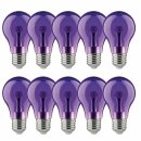 10 x Paulmann LED Leuchtmittel Birnenform 1W E27 klar...
