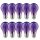 10 x Paulmann LED Leuchtmittel Birnenform 1W E27 klar Violett
