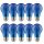 10 x Paulmann LED Leuchtmittel Birnenform 1W E27 klar Blau