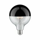 Paulmann LED Filament Globe G125 5W ~ 40W E27 warmweiß 2700K Kopfspiegel Schwarzchrom glänzend DIMMBAR