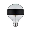 Paulmann LED Filament Globe G125 5W ~ 40W E27 warmweiß 2700K Ringspiegel mattschwarz DIMMBAR