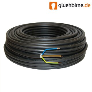 50m NYY-J 3x2,5mm Erdkabel Stromkabel Elektrokabel Elektroleitung Mantelleitung Made in Germany