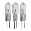 3 x Müller-Licht Halogen Leuchtmittel Blister Stiftsockellampe 20W G4 12V klar warmweiß 2900K dimmbar 3000h