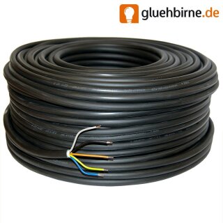 100m NYY-J 5x1,5mm Erdkabel Stromkabel Elektrokabel Elektroleitung Mantelleitung Made in Germany