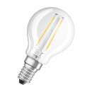 2 x Osram LED Filament Leuchtmittel Tropfen Retrofit Classic P 2,8W = 25W E14 250lm warmweiß 2700K