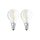 2 x Osram LED Filament Leuchtmittel Tropfen Retrofit Classic P 2,8W = 25W E14 250lm warmweiß 2700K