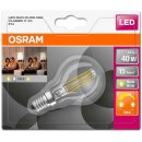 Osram LED Filament Leuchtmittel Tropfen Classic P 4W = 40W E14 klar 470lm warmweiß 2700K DUO CLICK DIM per Lichtschalter DIMMBAR