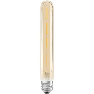 Osram LED Filament T29 Röhre Vintage 1906 Tube 4,5W = 35W E27 Gold gelüstert 400lm extra warmweiß 2400K DIMMBAR