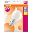 Osram LED Filament Leuchtmittel Retrofit Classic A70 12W = 100W E27 matt 1521lm warmweiß 2700K DIMMBAR