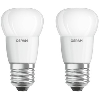 2 x Osram LED Star Classic P45 Leuchtmittel Tropfen 5,7W = 40W E27 matt warmweiß 2700K