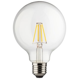 Müller-Licht LED Filament Leuchtmittel Retro Globe G95 7W = 60W E27 klar 806lm Ra>90 warmweiß 2700K