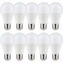 10 x Müller-Licht LED Essentials Leuchtmittel A60 5,5W = 40W E27 matt 470lm warmweiß 2700K 200°