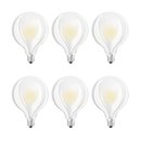 6 x Osram LED Filament Retrofit Classic Globe G95 6,5W =...