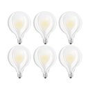 6 x Osram LED Star Classic Globe G95 8,5W = 75W E27 matt 1055lm warmweiß 2700K dimmbar